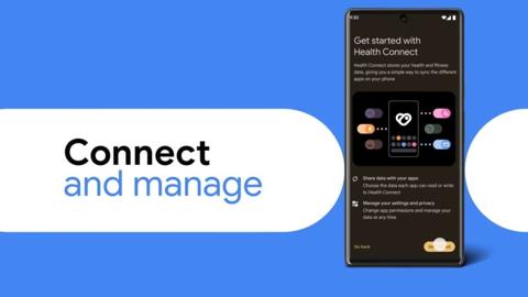 Health Connect للتحكم في بيانات الصحة واللياقة android 14