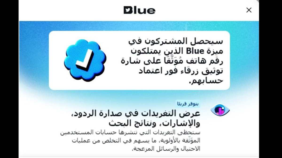 مميزات وسعر الاشتراك في تويتر بلو Twitter Blue في السعودية